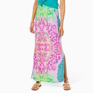 Lilly Pulitzer Inez Maxi Skirt - Multi Sunshine Vibes Engineered